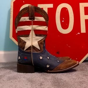Redneck Rivera American Flag Boots